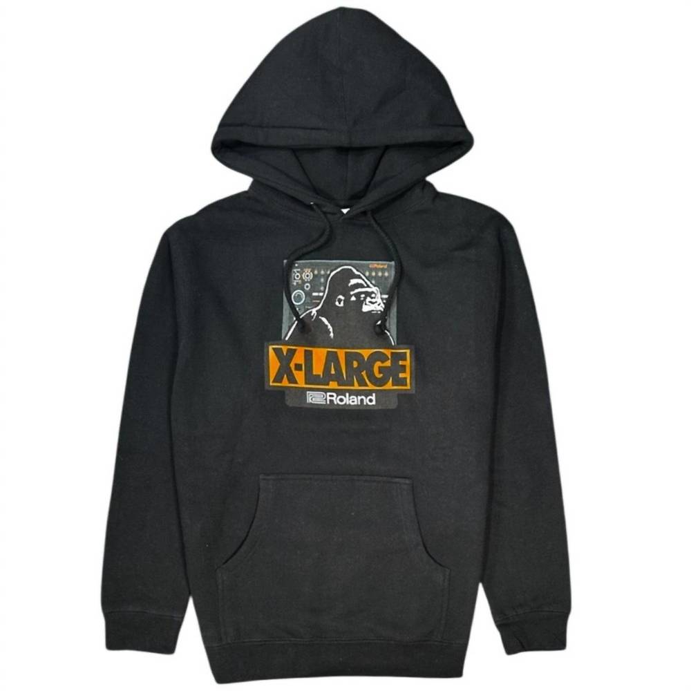 NEW ROLAND men's sound deck hoodie in black